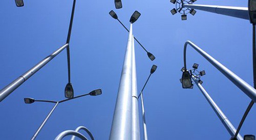 led street light pole