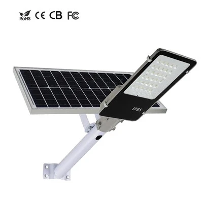 Luz de rua de energia solar dividida