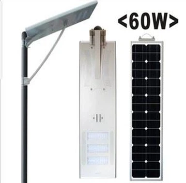 Lâmpada de rua solar LED 60w