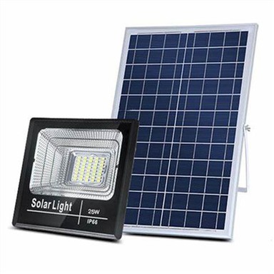 Holofote solar externo com controle remoto