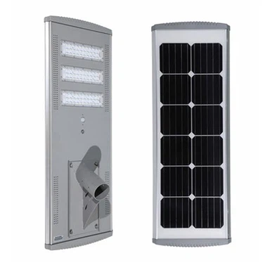 Iluminação pública LED solar com poste